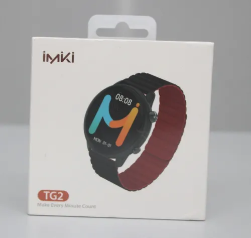 Imiki Holo TG2 Smartwatch 1.43 Zoll AMOLED-Display Schwarz + Schwarz/Rotes NEU