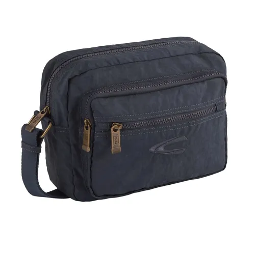 camel active Journey Herren Umhängetasche - Mittelgroße Crossbody Bag in Blau, ideal für stilvolle Freizeitlooks und praktische Nutzung