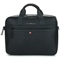Tommy Hilfiger ESSENTIAL PU COMPUTER BAG in schwarz von Tommy Hilfiger