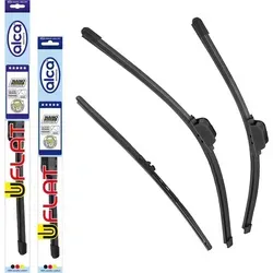 alca Scheibenwischblätter Set für PORSCHE 911 Targa - Scheibenwischerblätter Set (3 Stück) für PORSCHE 911 Targa (12.2001 - 07.2004) mit maßgeschneidertem Adapter. Frostresistentes U-FLAT Wischerblatt für exzellente Wischleistung bei allen Witterungsbedingungen.