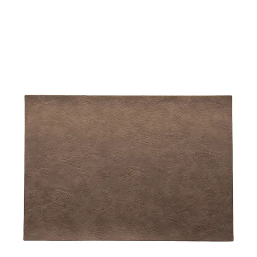 Asa Selection Tischset Vegan Leather Ø 46x33 cm nougat in braun von ASA