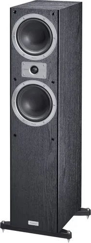 MAGNAT Tempus 55 Standlautsprecher - Esche Dekor Schwarz - Hochwertiger 2,5-Wege Standlautsprecher mit beeindruckendem Bass-Reflex-System und 150 Watt RMS. Ideal für Musikliebhaber, die Qualität und Design schätzen.