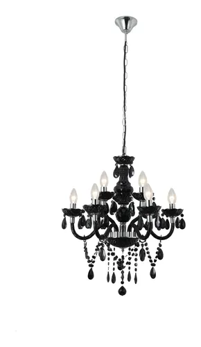 SalesFever Kronleuchter Matteo in schwarz von SalesFever