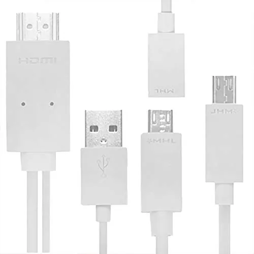 MHL Kabel - Micro-USB auf HDMI-Adapter 5-Pin + 11-pin Adapter für Smartphones und Tablets von zB. für Huawei, für Sony, für Samsung, für ZTE mit MHL-Funktion
