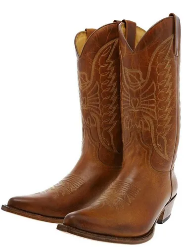 Sendra Boots PICO WEST Braun Cowboystiefel Rahmengenähter Herren Westernstiefel