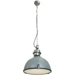 Steinhauer Hängelampe Bikkel - Industrial Stil aus Holz und Metall - Lampen im Industrial Stil, 42 cm groß, aus robustem Holz und Metall, perfekt für moderne Wohnräume.