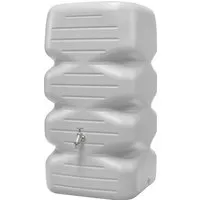 Garantia Gartentank Cubus 340 l, betongrau - Entwässerungssystem mit 340 l Volumen, ideal zur Regenwassernutzung und umweltfreundlich im Garten.