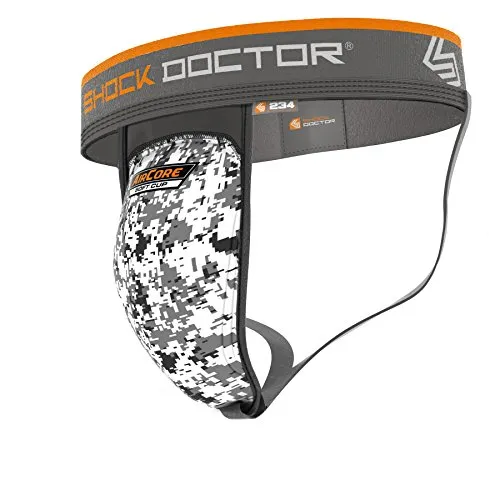 Shock Doctor Herren 's AirCore Soft Cup Supporter XL weiß
