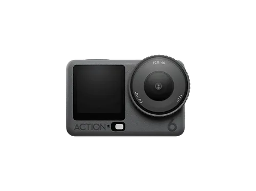 DJI Osmo Action 6 Standard Combo - Erleben Sie kreative Freiheit mit der DJI Osmo Action 6. Die Kamera bietet eine variable Blende und einen 1/1,1-Zoll-Sensor für beeindruckende Bildqualität und vielseitige Aufnahmemöglichkeiten.