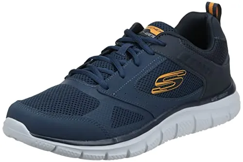 Skechers Herren Sneakers - Navy Sports Shoes in Größe 45 EU - Herren-Sneaker mit unifarbenem Design, ideal für Sport und Freizeit, bieten optimalen Komfort und Stil.