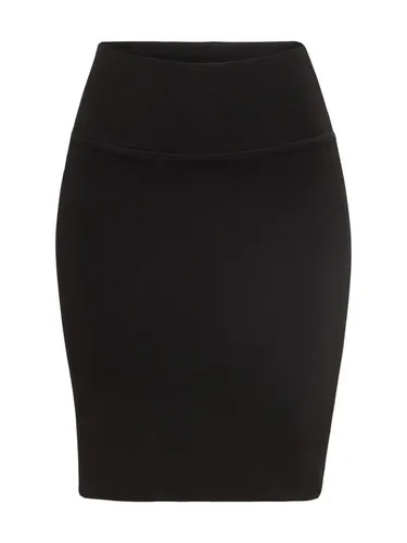 KAFFE Bleistiftrock Penny - Schmaler schwarzer Minirock - Röcke in schmaler Passform, aus weichem Jersey für optimalen Tragekomfort, ideal für legere und schicke Anlässe.