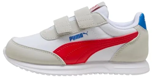 Puma R78 Lightwind V PS Sneakers für Kinder - Sneaker für Kinder mit robustem Gummiboden und SoftFoam+ Dämpfung für hohen Komfort. Ideal für aktive Kids, die Style und Bequemlichkeit suchen.