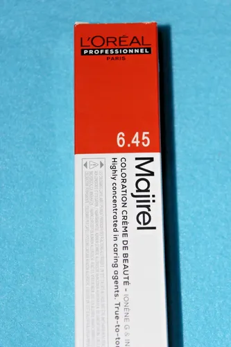 50ml L´OREAL  MAJIREL  HAARFARBE 6.45 dunkelblond kupfer mahagoni COLORATION