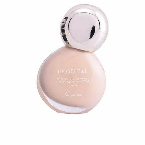 Guerlain L'Essentiel Natural Glow Liquid Foundation - Make-up für einen natürlichen Glow, mit Pumpenflasche für präzise Anwendung, in der Nuance 00N Porcelain.
