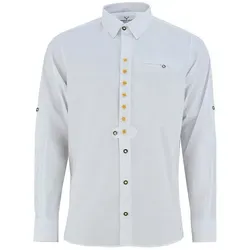 German Wear Trachtenhemd XL - Besticktes Edelweiß Design - Trachtenhemden für Herren aus feinster Baumwolle, angenehm weich und mit dezenter Edelweiß-Stickerei. Perfekt für festliche Anlässe oder gemütliche Treffen.