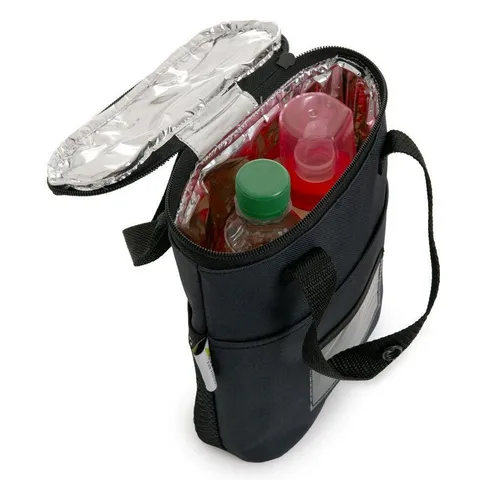 Hauck Babyflasche Refresh Me für 2, Isoliertasche Baby Kühltasche Flaschentasche für 2 Babyflaschen