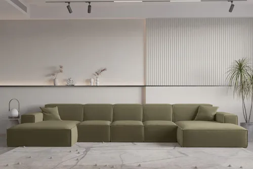 Wohnlandschaft U-Form CELES PREMIUM XL von Fun Möbel