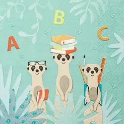 Home Fashion, Have Fun, Lunch-Servietten aufgefaltetes Maß 33 cm x 33 cm, im Viertelfalz, 20 Stück pro Pack