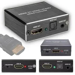 HDMI-Audio-Extractor 4K mit SPDIF und 3,5-mm-Ausgang