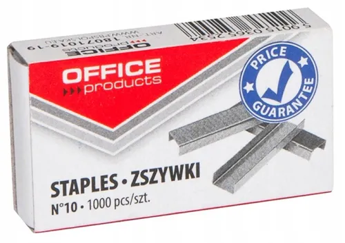 Office Products Heftklammern 10/5, verzinkt, 1000 Stück