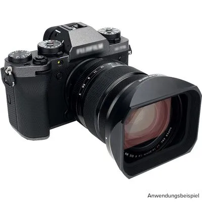 JJC Fujifilm XF 16-80mm f/4 R OIS WR Zonnekap aus Aluminium