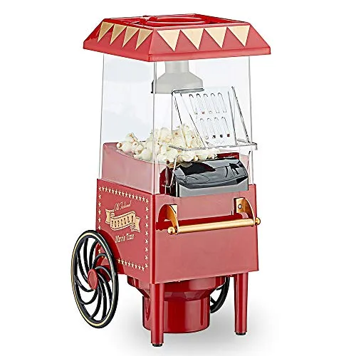 Retro Popcorn Maschine mit Heissluft