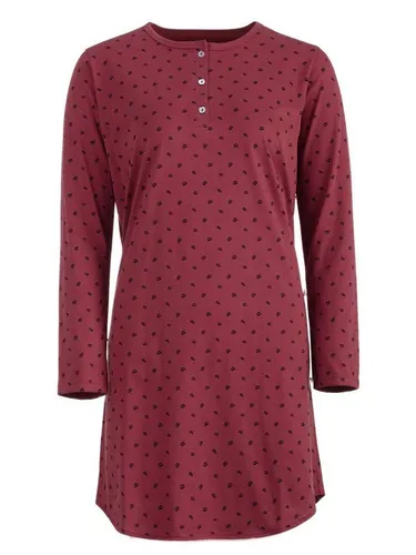 zeitlos Nachthemd Nachthemd Langarm - Kussmund Knöpfe