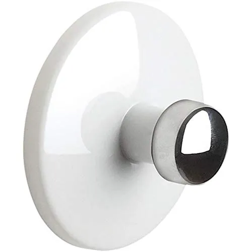 Spirella Handtuchhaken Haken Selbstklebend Bad und Küche Bowl Handtuchhalter Kleiderhaken Ohne Bohren Ø5 cm - Weiß