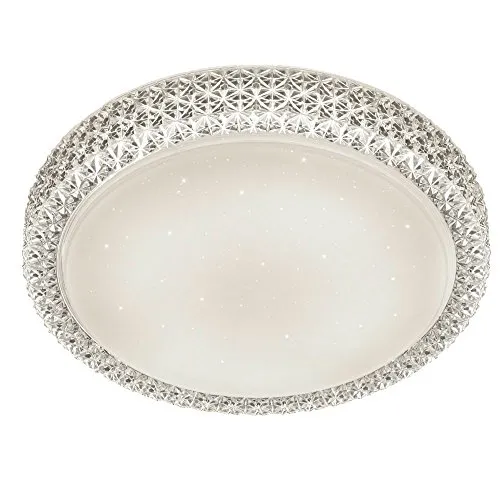 TRIO R62422100 Pegasus Deckenleuchte SMD 1x21W - Moderne Deckenleuchte für niedrige Decken, energieeffiziente LED-Quelle integriert, langlebig und wartungsfrei – ideal für Schlaf- und Wohnzimmer.