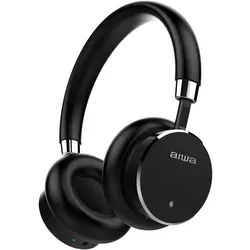 Aiwa Auriculares Bluetooth Silence HSTBTN-800BK - Kopfhörer mit aktiver Geräuschunterdrückung für ungestörten Musikgenuss und langen Tragekomfort.