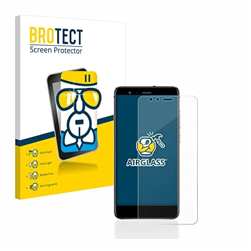 BROTECT Schutzglas für Huawei P10 Lite Schutzfolie Panzer Folie Glas Displayschutz Made in Germany [Kratzfest 9H, Anti-Fingerprint,Transparent]