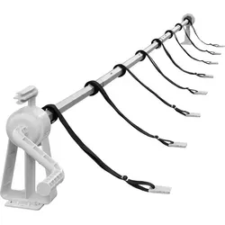 AREBOS Pool Aufroller für Solar- und Poolplanen - Flexibler Pool Aufroller mit stufenlos anpassbarer Länge von 1,05 bis 6,15 m, ideal für einfache Handhabung und feste Montage, auch für Aufstellpools geeignet.