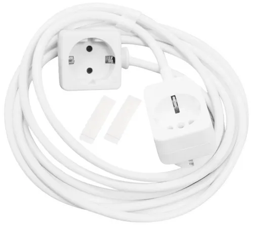 SCHELLENBERG 3 m Verlängerungskabel mit Zusatzsteckdose