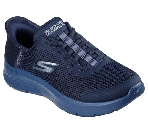Skechers Damen Go Walk Flex Grand Entry Sneaker - Navy, 42 EU - Damen-Sneaker mit luftgekühltem Memory-Schaum für höchsten Komfort, ideal für aktive Frauen.