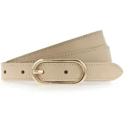 Ledergürtel TAMARIS für Damen – Beige, 2 cm breit von Tamaris