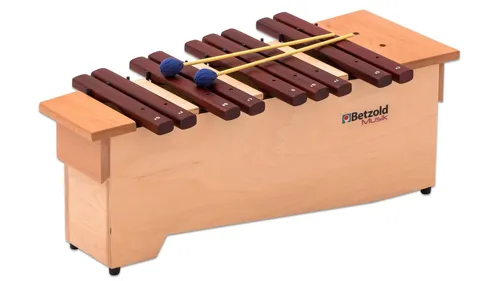 Betzold Alt-Xylophon, Tonumfang: chromatische Ergänzung