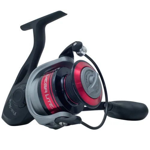 FinNor Mega Lite Spinnrolle Größe 30 - Hochleistungsangeln leicht gemacht - Spinning-Rollen mit 5 Kugellagern und 5,2:1 Übersetzung für eine mühelose Handhabung, ideal für Angler, die Wert auf Qualität und Leistung legen.