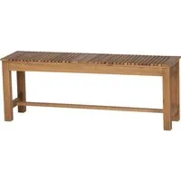 Siena Garden Falun 2-Sitzer Gartenbank - Teak 120x33 cm, Braun - Gartenbank aus hochwertigem Akazienholz, ideal für entspannte Stunden im Freien. Perfekt für Garten oder Terrasse.
