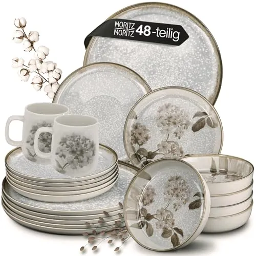 Geschirrsets Grau von Moritz & Moritz
