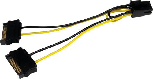 StarTech.com SATA auf 6-poliges PCIe Grafikkarten Stromkabel
