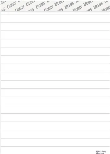 Ursus - Ludwig Bähr Notenblock Notizblock A6 liniert 60g/qm 48 Blatt