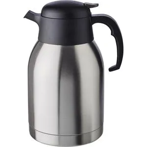 APS Thermoskanne Classic 10912, Isolierkanne, silber, Edelstahl, 2 Liter