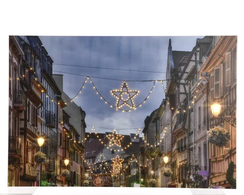 LED Bild Weihnachtsbeleuchtung Kunstdruck (K480630)