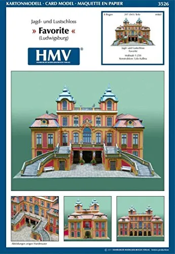 HMV HAMBURGER MODELLBAUBOGEN VERLAG Jagd- und Lustschloss Favorite
