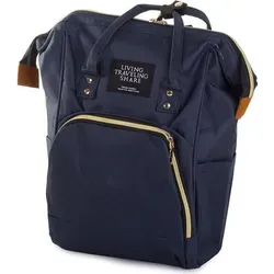 Babytasche Kinderwagentasche Wickeltasche Wickelrucksack Mamabeutel, Größe:UNIVERSAL, Farbe:marineblau - Blau