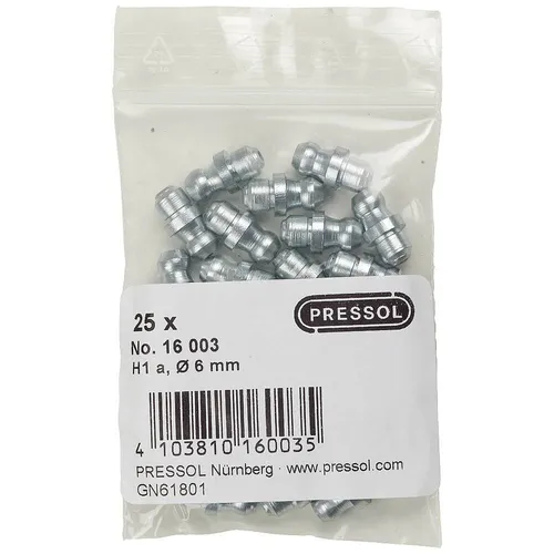 Pressol Kegelschmiernippel H1 A-gerade, Ø 6 mm-V 1 St.