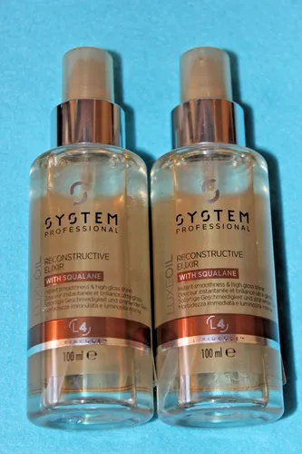 System Professional L4 LuxeOil Reconstructive Elixir 100 ml - Haarkuren für geschmeidiges, glänzendes Haar, nicht fettendes Öl, das tief eindringt und Feuchtigkeit spendet, ideal für trockenes und glanzloses Haar.