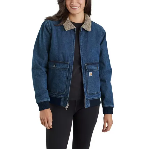 Carhartt RELAXED FIT DENIM SHERPA LINED JACKET von Carhartt