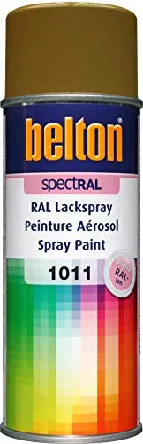 belton spectRAL Lackspray RAL 1011 braunbeige, glänzend, 400 ml - Profi-Qualität