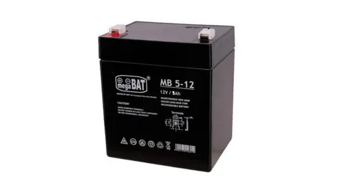 Akumulator VRLA 5Ah 12V FASTON 187 (4.75×0.8mm) MB 5-12 MW POWER 5902135126219
